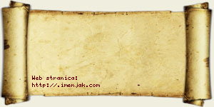 Jordanka Vilimonović vizit kartica